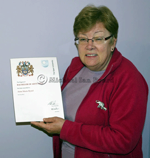 Anne with BA Degree