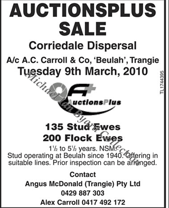Beulah Sale of Livestock