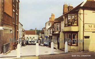Postcard of Quay Hill, Lymington